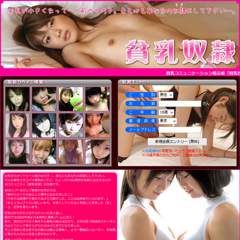 「貧乳奴隷」詳細情報へ